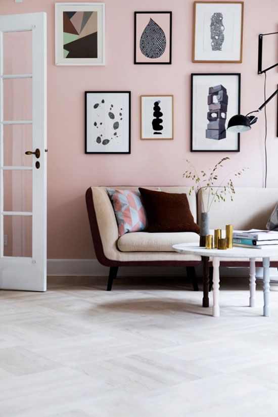Interior Trend: soft pink walls - cate st hill